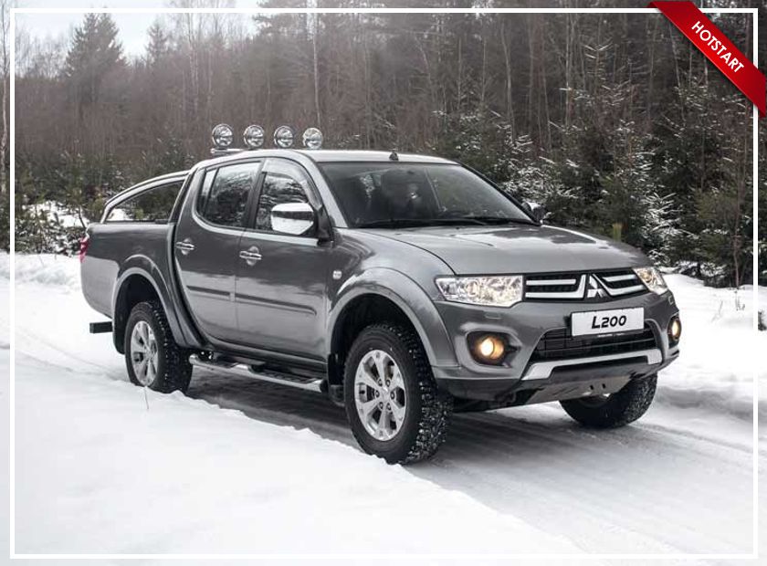 Установка подогревателя на  Mitsubishi L 200