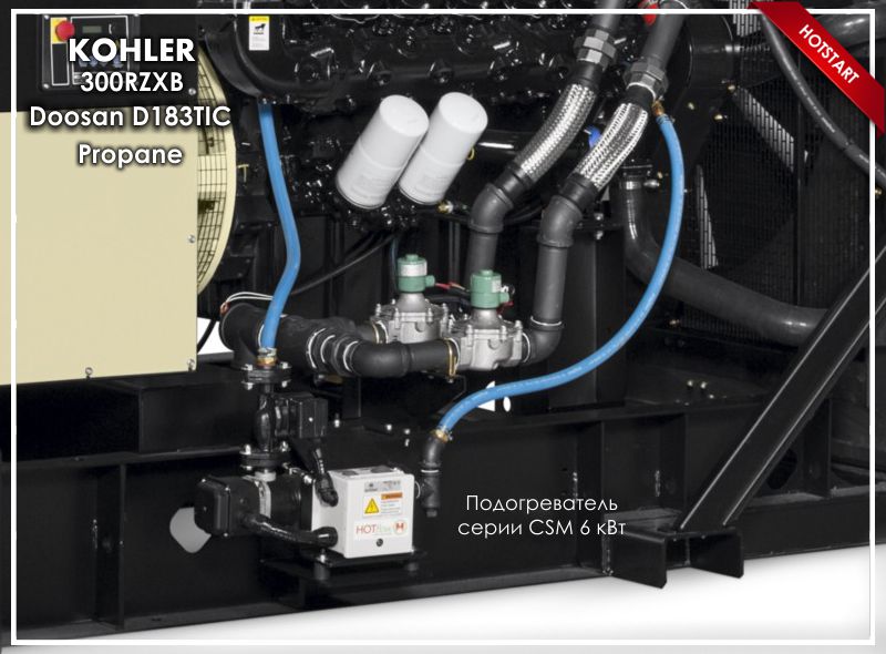 Подогреватели Hotstart для Kohler