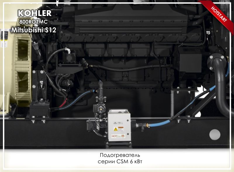 Подогреватели Hotstart для Kohler